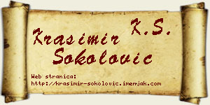 Krasimir Sokolović vizit kartica